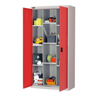 Armoire de rangement industrielle et commerciale à 12 compartiments