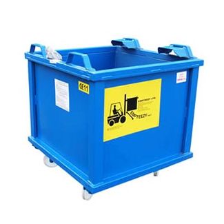 Conteneur à déversement automatique