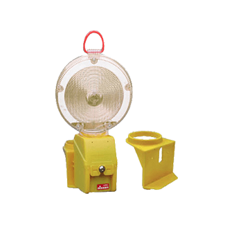 Lampe d'avertissement à LED blanche haute intensité Nissen avec support pour cônes de signalisation