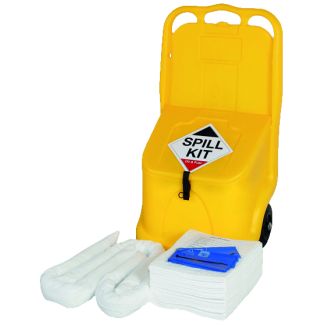 Kit de confinement des déversements 60L sur roulettes