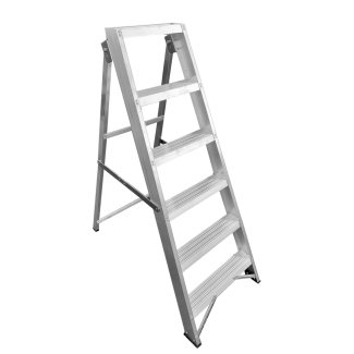 Escabeau de chantier en aluminium