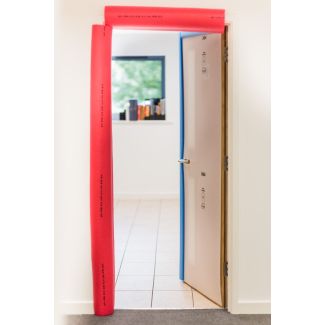 Protection de montant de porte ignifuge