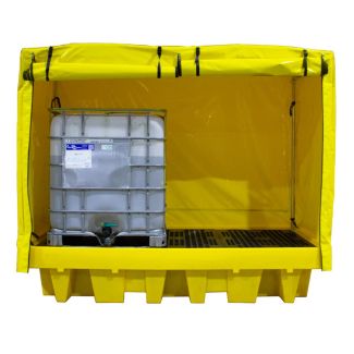 Abri de rétention pour 2 IBC