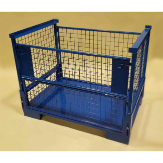 Folding Mesh Gitter Box – 1240mm x 835mm x 970mm