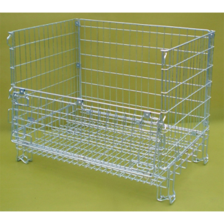 Cages grillagées pliables empilables