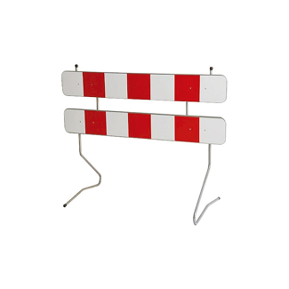 K2 — Barrière fin de chantier (chevrons)