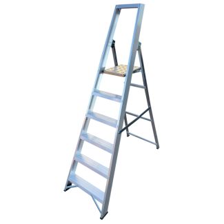 Escaliers industriels à plateforme en aluminium