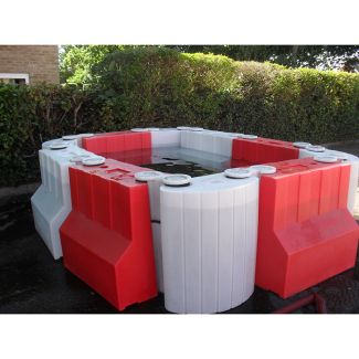 Connecteur d'angle multi-hub pour barrière Floodstop