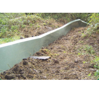 Clôture de protection pour tritons et orvets