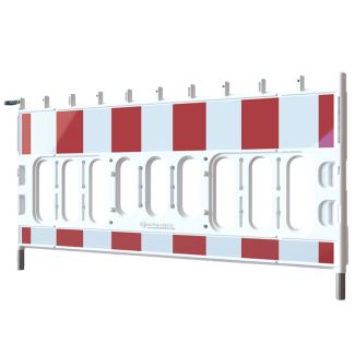 Barrière de sécurité en plastique PEHD 