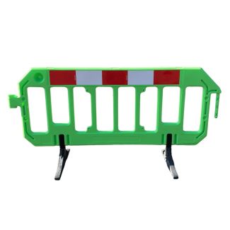 Barrière de sécurité haute visibilité - Verte