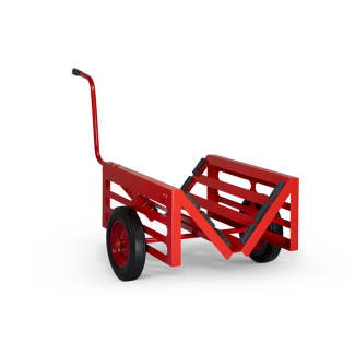 Chariot pour tuyaux et sections en acier