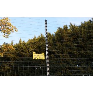Clôture temporaire à impulsions en maille de HERMEQ.