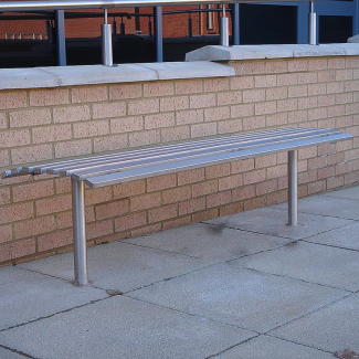 Banc Urbain en Acier à Lattes