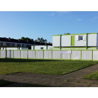 Temporary Steel Hoarding