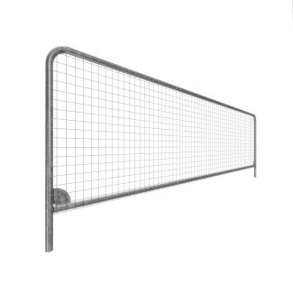 Panneau de Clôture Anti-Escalade Mi-Hauteur