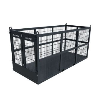 Cage de levage pour conteneur poubelles