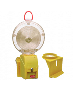 Lampe d'avertissement à LED blanche haute intensité Nissen avec support pour cônes de signalisation