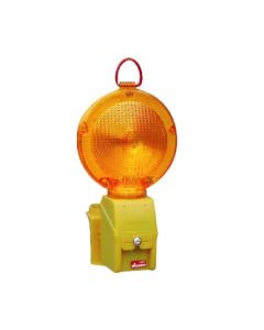 Lampe de signalisation à LED à 2 faces Nissen avec support pour cônes de signalisation ou barrières de sécurité