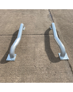 Guide de roue coudé