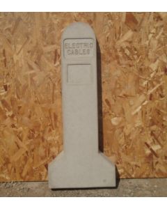 Electric Cables Concrete Marker Post