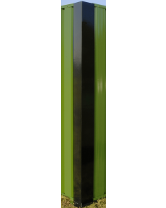 Poteau de palissade extérieur en acier