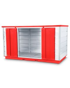 Entrepôt de produits chimiques dangereux