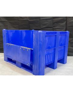 Caisse-palette industrielle à porte rabattable