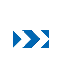 J4-2 — Balise à chevrons — 2 chevrons