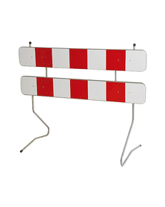 K2 — Barrière fin de chantier (chevrons)