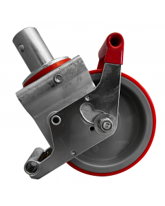 Roulette de blocage double pour échafaudage de 150 mm