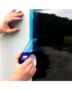 Ruban de protection pour vitrage bleu