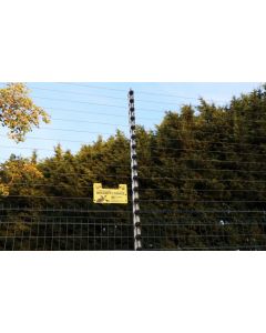 Clôture temporaire à impulsions en maille de HERMEQ.
