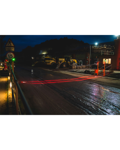 Passerelle de sécurité éclairée