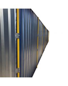 Poteau de palissade en acier enterré