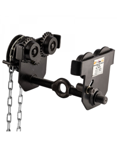 Chariot à poutre à déplacement par engrenage