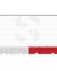 Bases de Clôture Grillagée Lestées à Remplissage d'Eau