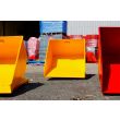 Forklift Tipping Skip Two Yellow One Read