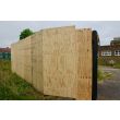 Not Painted Timber Hoarding