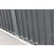 Silver Steel Wall panels from Hermeq.