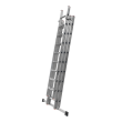 Industrial Aluminium Triple Extension Ladder from Hermeq.