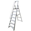 Industrial Aluminium Platform Steps with Left Handrail
