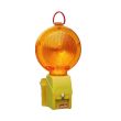 Nissen 2-Sided LED Warning Cone Lamp With Bracket for Traffic Cones or Safety Barriers