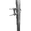 Close up of Universal Handrail Post from Hermeq.