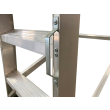 Warehouse Stepladder handle close up.