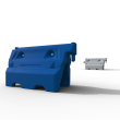 Blue Water Filled Barrier