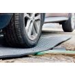 Vehicle on Heavy Duty Ground Mat