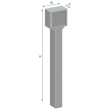 Hydrant Marker Post