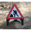 Men At Work Road Sign