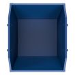 Mini-benne de 2 mètres cubes à levage par chaîne - Bleue